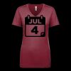 Next Level Apparel 1540 - Ladies' Ideal V-Neck Thumbnail