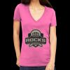 Tultex 214 - Ladies' Slim Fit Fine Jersey V-Neck Thumbnail