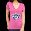 Tultex 214 - Ladies' Slim Fit Fine Jersey V-Neck Thumbnail