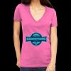Tultex 214 - Ladies' Slim Fit Fine Jersey V-Neck Thumbnail