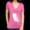 Tultex 214 - Ladies' Slim Fit Fine Jersey V-Neck Thumbnail