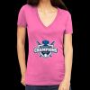 Tultex 214 - Ladies' Slim Fit Fine Jersey V-Neck Thumbnail