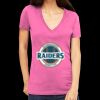 Tultex 214 - Ladies' Slim Fit Fine Jersey V-Neck Thumbnail