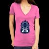 Tultex 214 - Ladies' Slim Fit Fine Jersey V-Neck Thumbnail