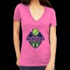 Tultex 214 - Ladies' Slim Fit Fine Jersey V-Neck Thumbnail