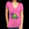 Tultex 214 - Ladies' Slim Fit Fine Jersey V-Neck Thumbnail