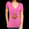 Tultex 214 - Ladies' Slim Fit Fine Jersey V-Neck Thumbnail