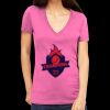 Tultex 214 - Ladies' Slim Fit Fine Jersey V-Neck Thumbnail