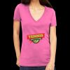 Tultex 214 - Ladies' Slim Fit Fine Jersey V-Neck Thumbnail