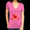 Tultex 214 - Ladies' Slim Fit Fine Jersey V-Neck Thumbnail