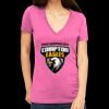 Tultex 214 - Ladies' Slim Fit Fine Jersey V-Neck Thumbnail