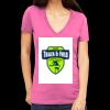 Tultex 214 - Ladies' Slim Fit Fine Jersey V-Neck Thumbnail