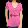 Tultex 214 - Ladies' Slim Fit Fine Jersey V-Neck Thumbnail