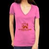 Tultex 214 - Ladies' Slim Fit Fine Jersey V-Neck Thumbnail