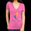 Tultex 214 - Ladies' Slim Fit Fine Jersey V-Neck Thumbnail