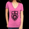 Tultex 214 - Ladies' Slim Fit Fine Jersey V-Neck Thumbnail