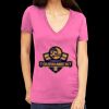 Tultex 214 - Ladies' Slim Fit Fine Jersey V-Neck Thumbnail