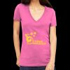 Tultex 214 - Ladies' Slim Fit Fine Jersey V-Neck Thumbnail