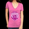 Tultex 214 - Ladies' Slim Fit Fine Jersey V-Neck Thumbnail