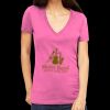 Tultex 214 - Ladies' Slim Fit Fine Jersey V-Neck Thumbnail