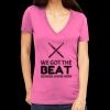 Tultex 214 - Ladies' Slim Fit Fine Jersey V-Neck Thumbnail