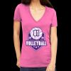 Tultex 214 - Ladies' Slim Fit Fine Jersey V-Neck Thumbnail
