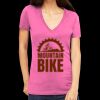 Tultex 214 - Ladies' Slim Fit Fine Jersey V-Neck Thumbnail