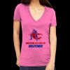 Tultex 214 - Ladies' Slim Fit Fine Jersey V-Neck Thumbnail