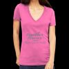 Tultex 214 - Ladies' Slim Fit Fine Jersey V-Neck Thumbnail