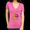Tultex 214 - Ladies' Slim Fit Fine Jersey V-Neck Thumbnail
