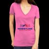 Tultex 214 - Ladies' Slim Fit Fine Jersey V-Neck Thumbnail