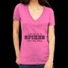 Tultex 214 - Ladies' Slim Fit Fine Jersey V-Neck Thumbnail