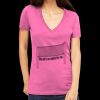 Tultex 214 - Ladies' Slim Fit Fine Jersey V-Neck Thumbnail