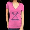 Tultex 214 - Ladies' Slim Fit Fine Jersey V-Neck Thumbnail