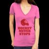 Tultex 214 - Ladies' Slim Fit Fine Jersey V-Neck Thumbnail