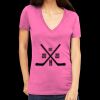 Tultex 214 - Ladies' Slim Fit Fine Jersey V-Neck Thumbnail