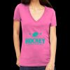 Tultex 214 - Ladies' Slim Fit Fine Jersey V-Neck Thumbnail