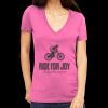Tultex 214 - Ladies' Slim Fit Fine Jersey V-Neck Thumbnail