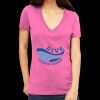 Tultex 214 - Ladies' Slim Fit Fine Jersey V-Neck Thumbnail