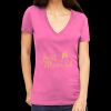 Tultex 214 - Ladies' Slim Fit Fine Jersey V-Neck Thumbnail