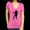 Tultex 214 - Ladies' Slim Fit Fine Jersey V-Neck Thumbnail
