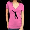 Tultex 214 - Ladies' Slim Fit Fine Jersey V-Neck Thumbnail