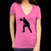 Tultex 214 - Ladies' Slim Fit Fine Jersey V-Neck Thumbnail