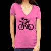 Tultex 214 - Ladies' Slim Fit Fine Jersey V-Neck Thumbnail