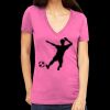 Tultex 214 - Ladies' Slim Fit Fine Jersey V-Neck Thumbnail