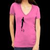 Tultex 214 - Ladies' Slim Fit Fine Jersey V-Neck Thumbnail