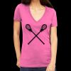 Tultex 214 - Ladies' Slim Fit Fine Jersey V-Neck Thumbnail