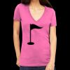 Tultex 214 - Ladies' Slim Fit Fine Jersey V-Neck Thumbnail