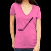 Tultex 214 - Ladies' Slim Fit Fine Jersey V-Neck Thumbnail