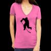 Tultex 214 - Ladies' Slim Fit Fine Jersey V-Neck Thumbnail